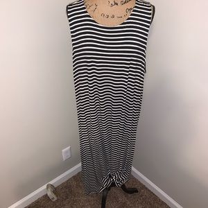 Worn Once Old Navy Striped Sleeveless Dress